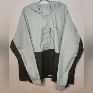 Columbia Men's Regular Fit Omni-Tech  Hikebound II Jacket Green Size 4X